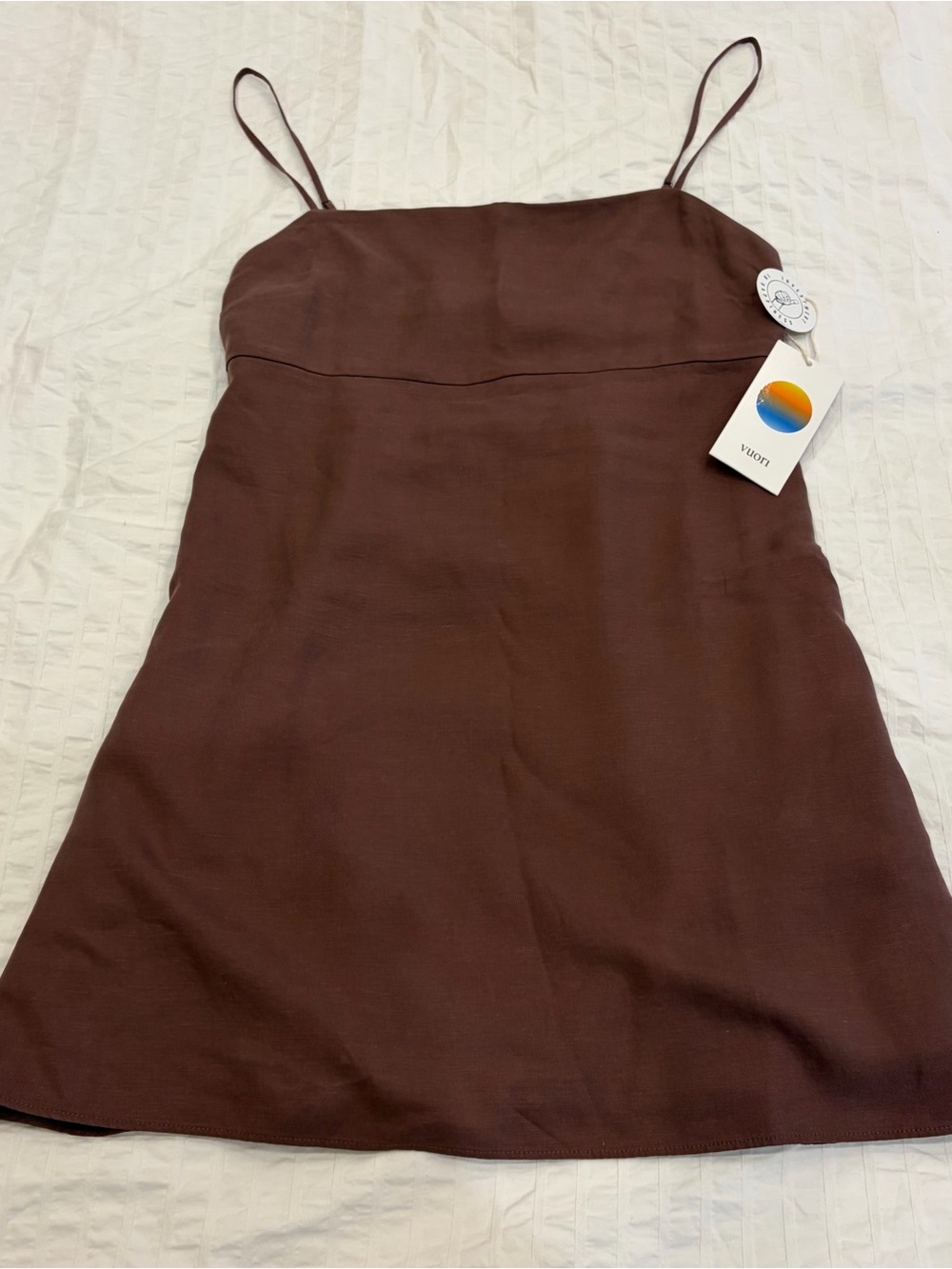 NWT Vuori Trestles Twill Dress in Sable - Picture 6 of 7